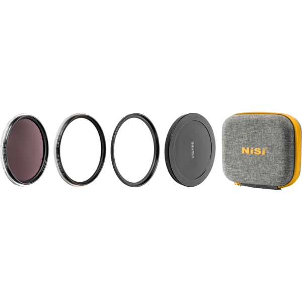 NiSi Filter Swift System Add On Kit 95mm, Filtru ND16 4 Stopuri, Filtru Black Mist 1/4, Inel Adaptor, Protectie Frontala