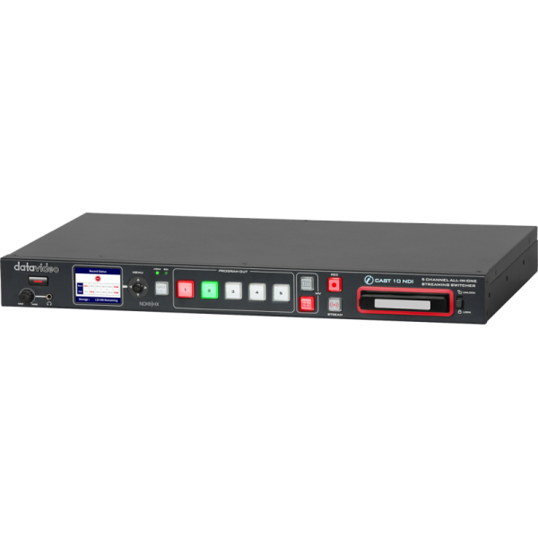 Datavideo iCast-10NDI 5 Input multiformat switcher