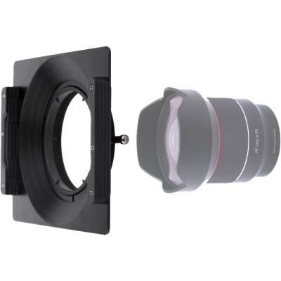 Avatar Shop|NiSi Filter Holder 150 pentru Samyang AF 14mm F2.8 FE Sony, Aluminiu Aviatie, Rotire 360 Grade, Compatibil 3 Filtre 150mm|NISI