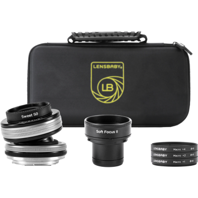 Lensbaby Soft Focus Macro Kit, Montura Nikon Z, Kit Macro, Efect Soft Focus