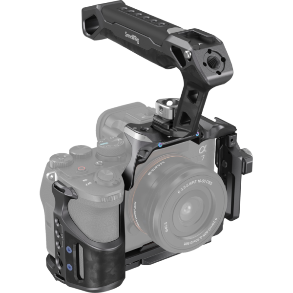 SmallRig 3708 Rhinoceros Basic Cage Kit For Sony A7 RV/ A7VI/ A7 SIII, Kit carcasa camera foto video mirrorless cu maner