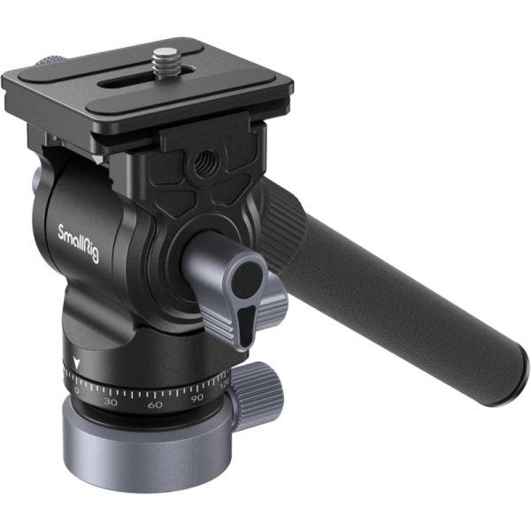 SmallRig 4170 Video Head CH20 with Leveling Base, Cap trepied video