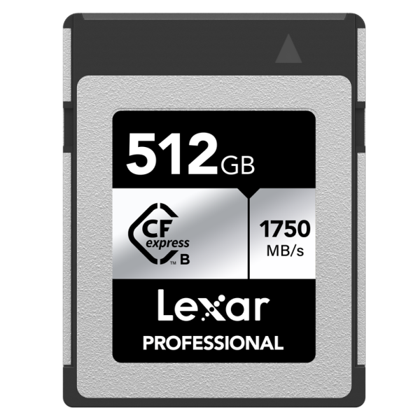 Lexar CFexpress Pro Silver Serie R1750/W1300 512GB, Card memorie
