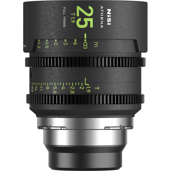 NiSi Athena Prime 25mm T1.9, Obiectiv Cine, Montura PL, Cerc Imagine 46mm, Filet Filtru 77mm