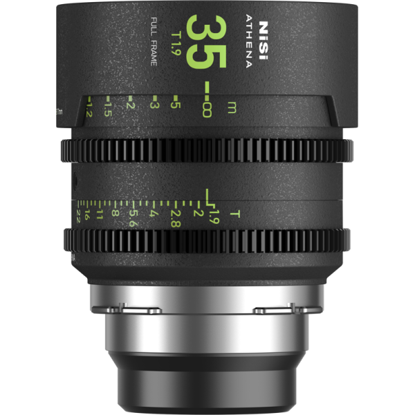 NiSi Athena Prime 35mm T1.9, Obiectiv Cine, Montura PL, Cerc Imagine 46mm, Filet Filtru 77mm, Rotatie Focalizare 300 Grade