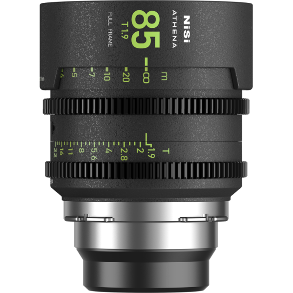 NiSi Athena Prime 85mm T1.9, Obiectiv Cine, Montura PL, Diafragma T1.9, Cerc Imagine 46mm, Filet Filtru 77mm