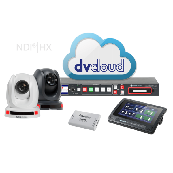 Datavideo BDL-1608 Bundle with iCast, TPC, 2xPTC & CAP-2