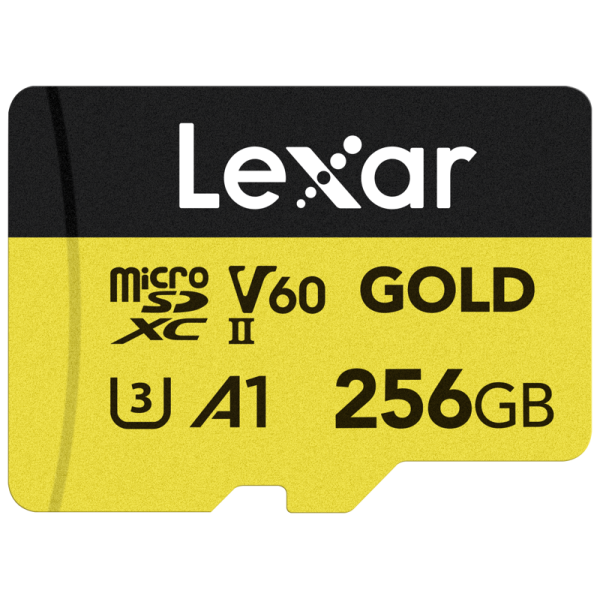 Lexar microSDXC GOLD UHS-II/C10/A1/U3 R280/W100 (60) 256GB, Card memorie MicroSD