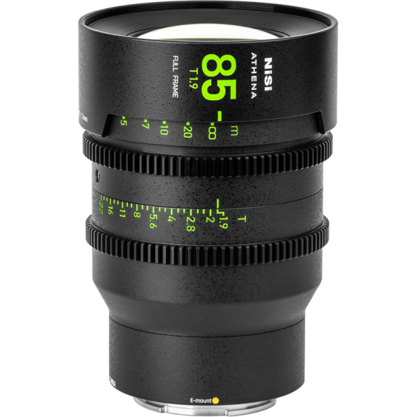NiSi Cine Lens Athena Prime 85mm T1.9 E-Mount (Without Drop-in Filter)