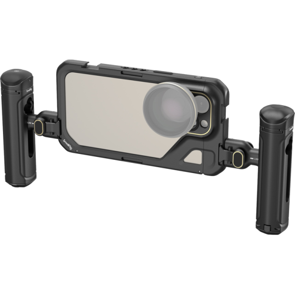 SmallRig 4392 Mobile Video Kit (Dual Handheld) for iPhone 15 Pro Max, Kit video dedicat iPhone