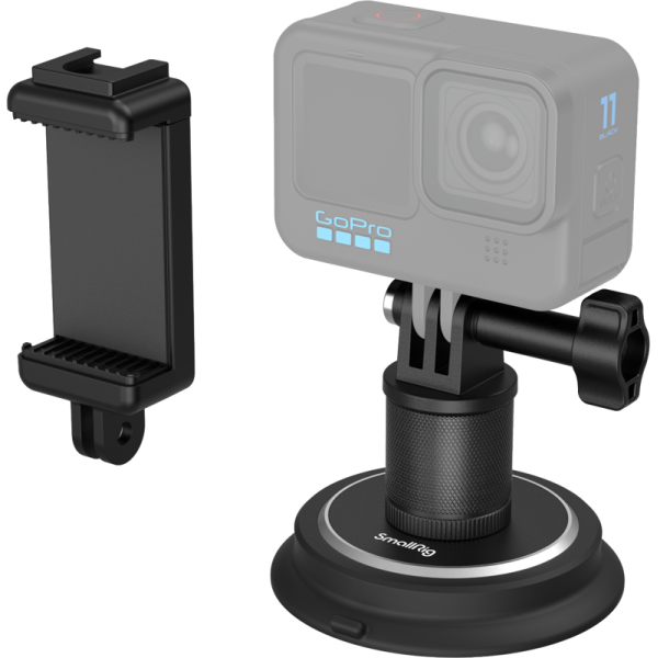 SmallRig 4347 Suction Cup Mounting Support for Action Cameras, Suport cu o ventuza pentru camera actiune