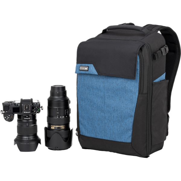 Ghiozdan aparat foto, obiective, flash si trepied,Think Tank Mirrorless Mover Backpack, 18L, Marine Blue