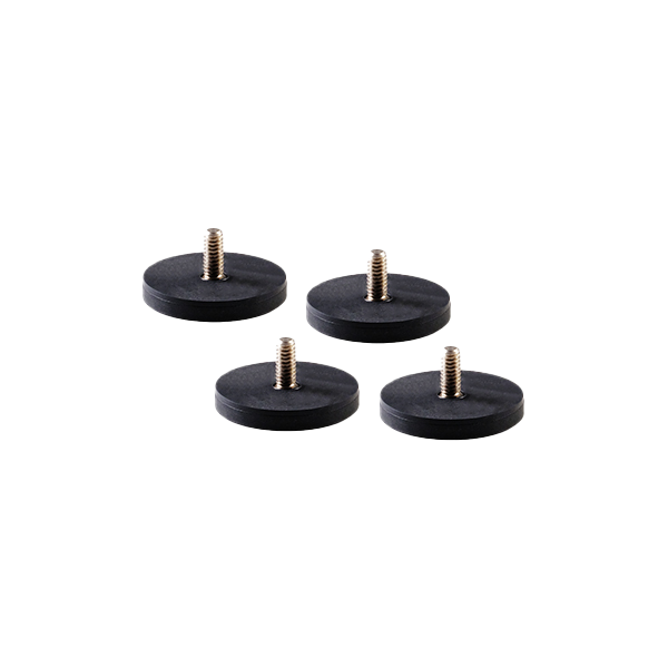 Nanlite Magnetic Base Adapter with 1/4"-20 Thread Set (4pcs)
