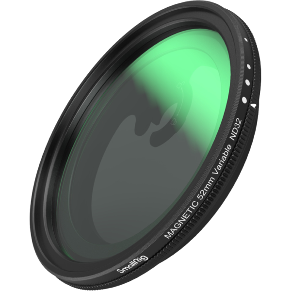 SmallRig 4386 Magease Magnetic VND Filter Kit ND2-ND32 (1-5 Stop) with M-mount Filter Adapter 52mm, FIltru foto smartphone