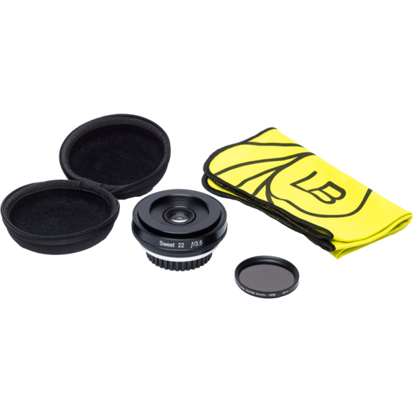 Lensbaby 22mm Sweet 22 KIT Obiectiv, Montura Leica L, f/3.5, MFD 127mm, ND8 Inclus