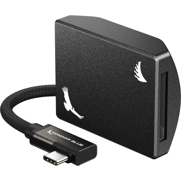 Angelbird Kondor Blue CFexpress B Recording Module (MagSafe Compatible External) Raven Black, Card reader cu MagSafe