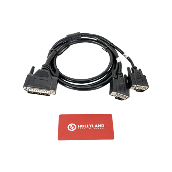 Hollyland HL-TCB10 DB25 Male to Dual HDB15 Male Tally Cable