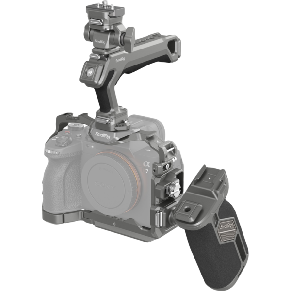 SmallRig 4539 HawkLock Quick Release Advanced Cage Kit for Sony Alpha 7R V, Kit carcasa camera foto video mirrorless cu maner