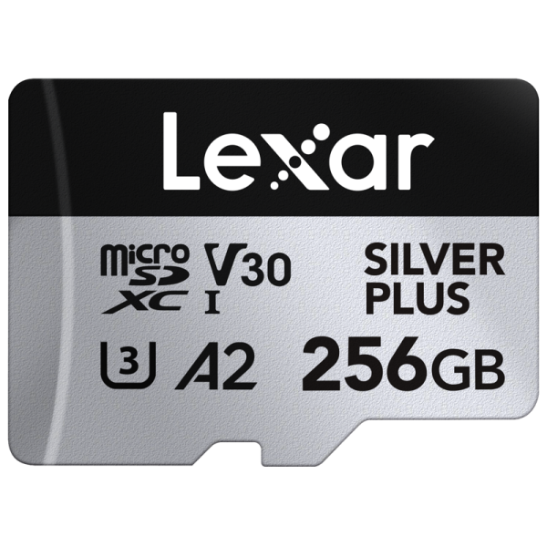 Lexar microSDXC Silver Plus 1066x UHS-I/U3/A2/4K R205/W150 (V30) 256GB, Card memorie MicroSD