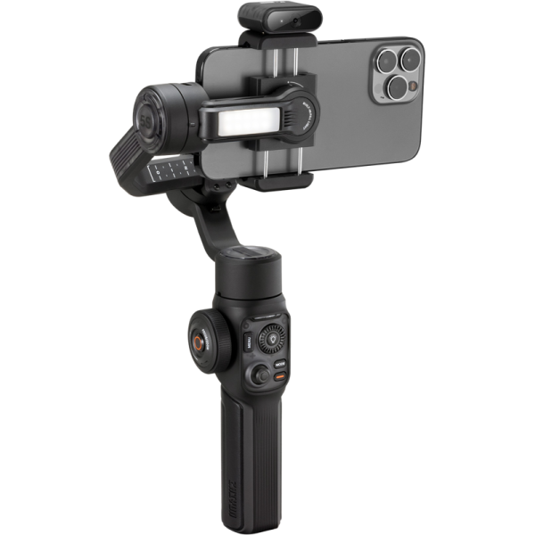 Zhiyun Mobile Gimbal Smooth 5S AI Combo, Gimbal cu lampa led  smartphone