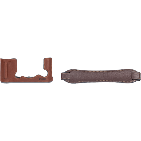 SmallRig 4710 Leather Half Case Kit for Fujifilm X-T50 Brown, Carcasa si curea piele camera foto video mirrorless