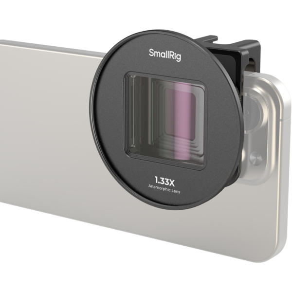 SmallRig 4590 Anamorphic Lens 1.33x for Mobile Phone (T-Mount), Lentila Anamorphic pentru smartphone