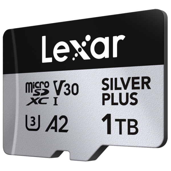 Lexar microSDXC Professional SILVER Plus UHS-I/U3/A2/4K R205/W150 (V30) 1TB, Card memorie MicroSD
