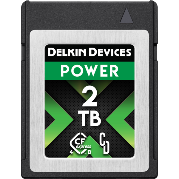 Delkin CFexpress Power R3530/W3210/SW1420 (4.0) 2TB, Card memorie CFExpress