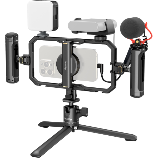SmallRig 4704 All-in-One Video Kit for Smartphone Creators Qucik Pro Edition