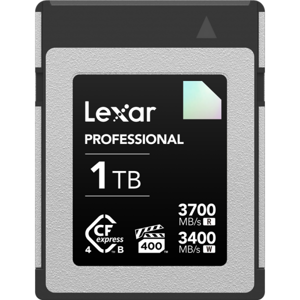 Lexar CFexpress 4.0 Pro Diamond R3700/W3400 (VPG400) 1TB, Card memorie CF Express