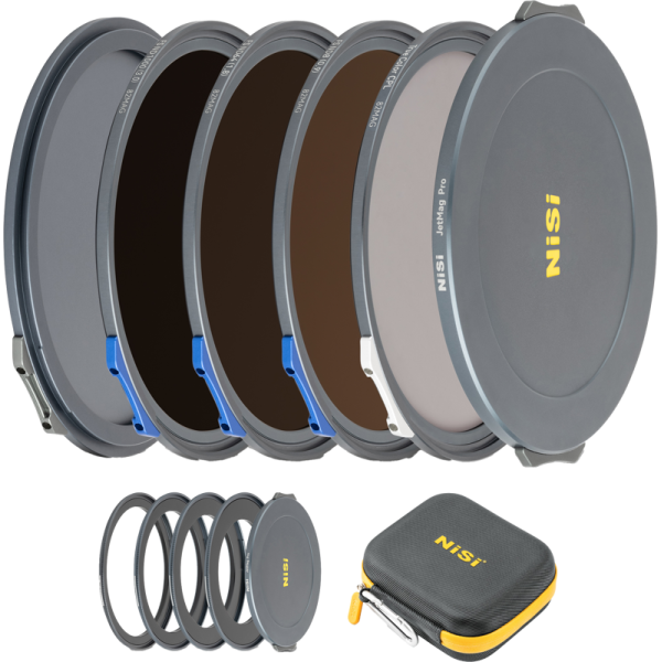 NiSi JetMag Pro 82 Landscape ND Kit, Filtre Magnetice, TC CPL, ND8 ND64 ND1000, Inele Adaptoare 67-82mm