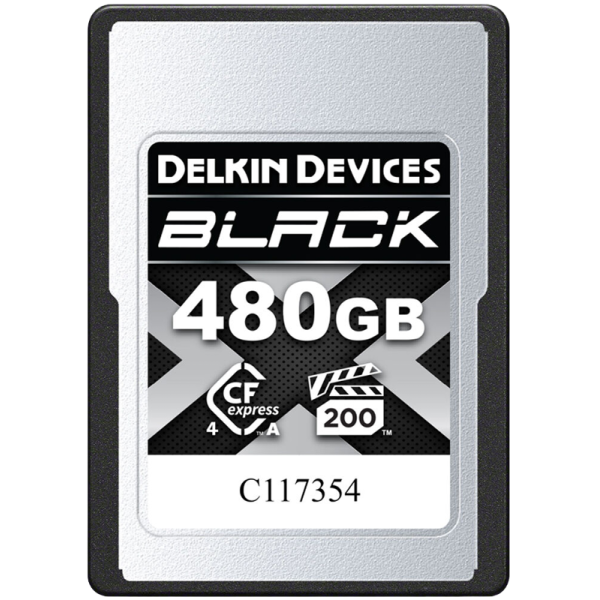Delkin CFexpress 4.0 BLACK, VGP200, R1830/W1710 (Type A | 4.0) 480GB, Card memorie CFExpress