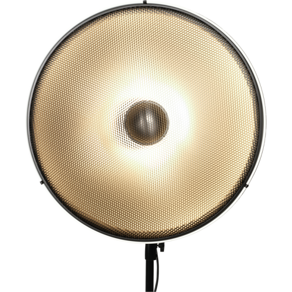 Nanlite BM70 Beauty Dish Reflector, Bowens Mount, 70 cm, Grid 25°, Interior Orange Peel
