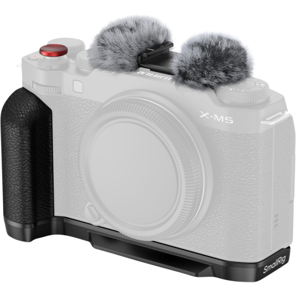 SmallRig 4876 L-Shape Mount Plate with Silicone Handle for FUJIFILM X-M5 Black