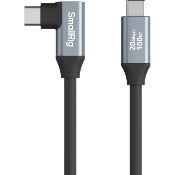 SmallRig 4790 USB-C (Straight) to USB-C (Angled) Cablu de date 35cm
