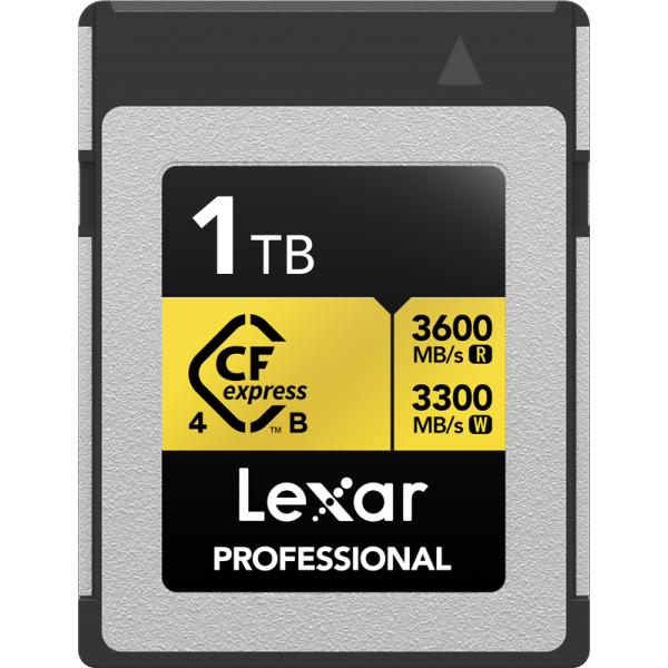 Lexar CFexpress 4.0 Pro Gold R3600/W3300 1TB, Card memorie CF Express