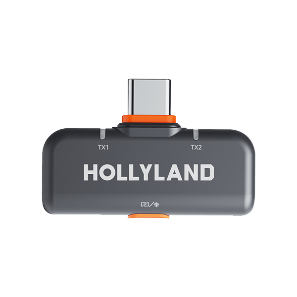 Hollyland LARK M2S USB-C Receiver (Space Gray) Fit for Lark M2S
