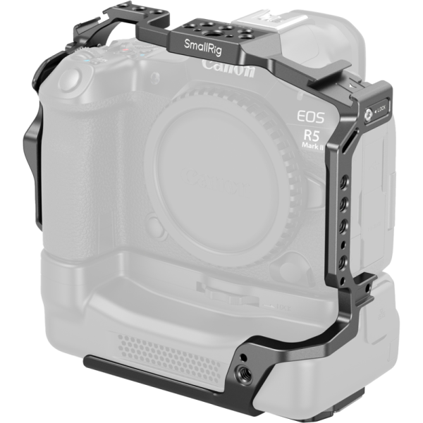 SmallRig 5092 Cage pentru Canon EOS R5 Mark II, Ventilator CF-R20EP, Placa Arca-Swiss, Orificii ARRI, Suport Tija 15mm
