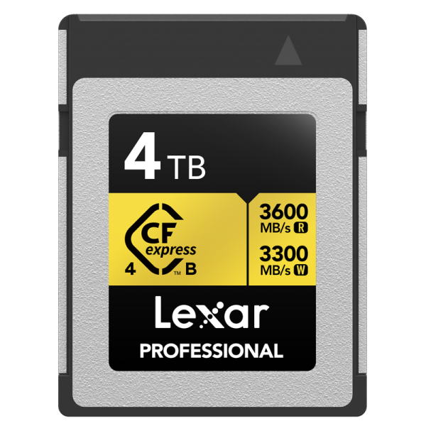 Lexar CFexpress 4.0 Pro Gold R3600/W3300 4TB, Card memorie CF Express