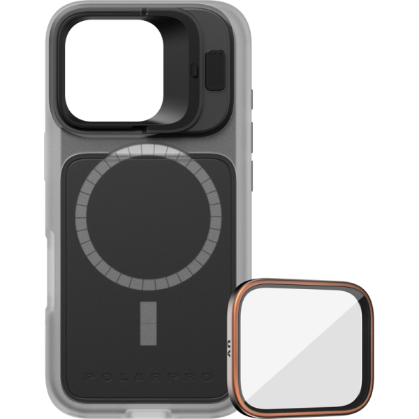 PolarPro Kit - LiteChaser iPhone 16 Pro Base Case Clear + UV Filter