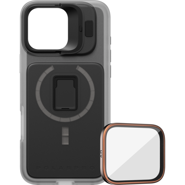 PolarPro Kit - LiteChaser iPhone 16 Pro Max Pro Case Black + UV Filter