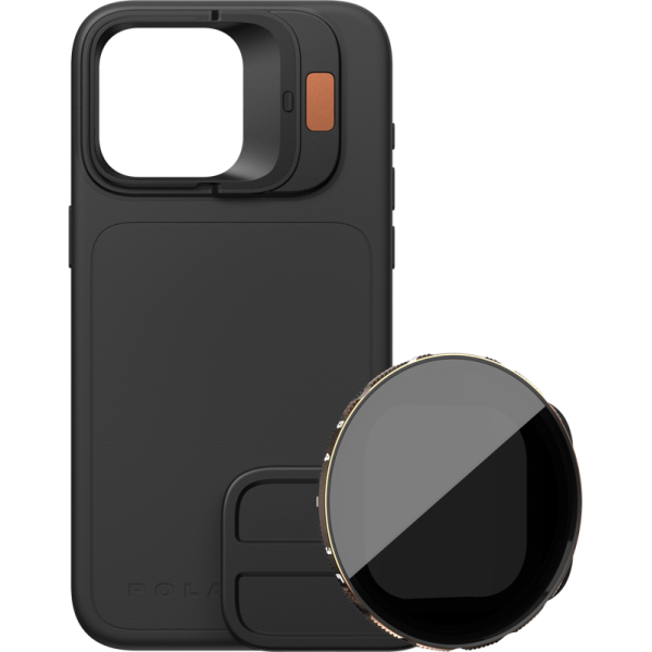 PolarPro Kit - LiteChaser iPhone 15 Pro Case Black + VND 3-5 Filter