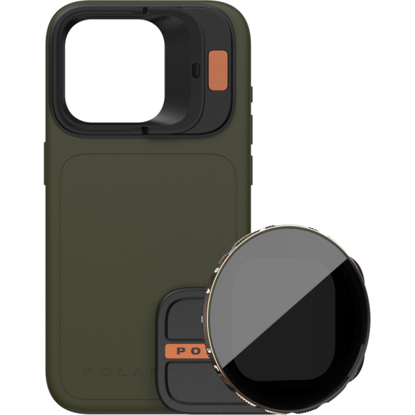 PolarPro Kit - LiteChaser iPhone 15 Pro Max Case Forest + VND 3-5 Filter