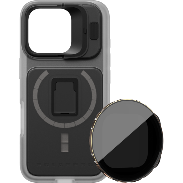PolarPro Kit - LiteChaser iPhone 16 Pro Pro Case Clear +VND 3-5 Filter