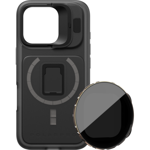 PolarPro Kit - LiteChaser iPhone 16 Pro Max Pro Case Black +VND 3-5 Filter
