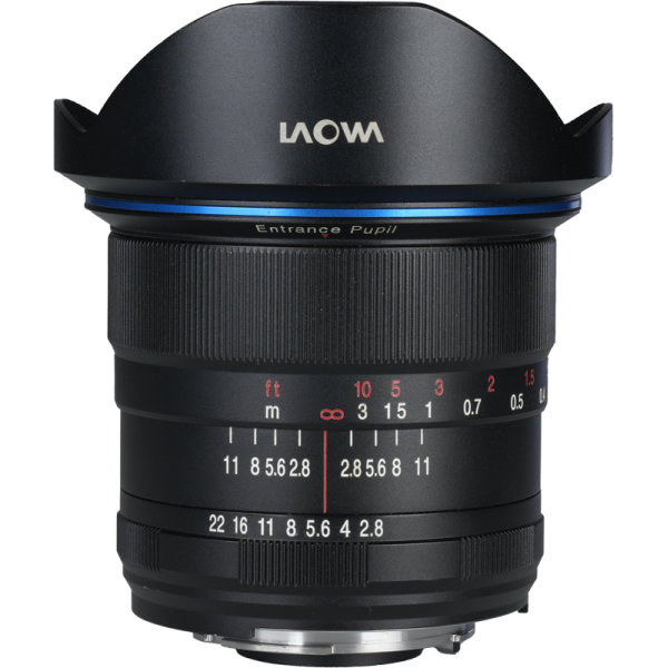 Laowa 12mm f/2.8 Zero-D, Obiectiv Ultra-Wide, Montura Nikon AI, Unghi 122 Grade, Fara Distorsiuni, Focalizare Manuala