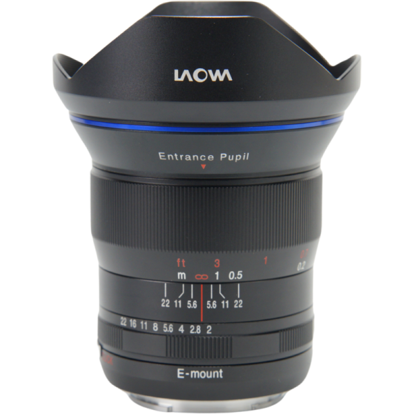 Laowa 15mm f/2 Zero-D, Obiectiv Ultra Larg, Montura Sony FE, Distorsiune Minima, Focalizare Manuala