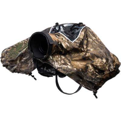 Think Tank Rain Cover I RealTree APX Camo (EYEPIECE REQUIRED) I Hydrophobia D 24-70 V3