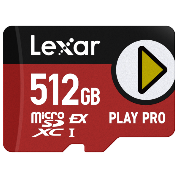 Lexar microSD Express I PLAY Pro Express 7.1, R900/W600 C10 U3 (UHS-I) 512GB, Card memorie MicroSD