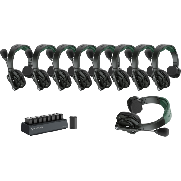 Hollyland Solidcom SE Pro- 9 Person Noise Cancelling Headset Intercom